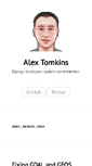 Mobile Screenshot of alextomkins.com